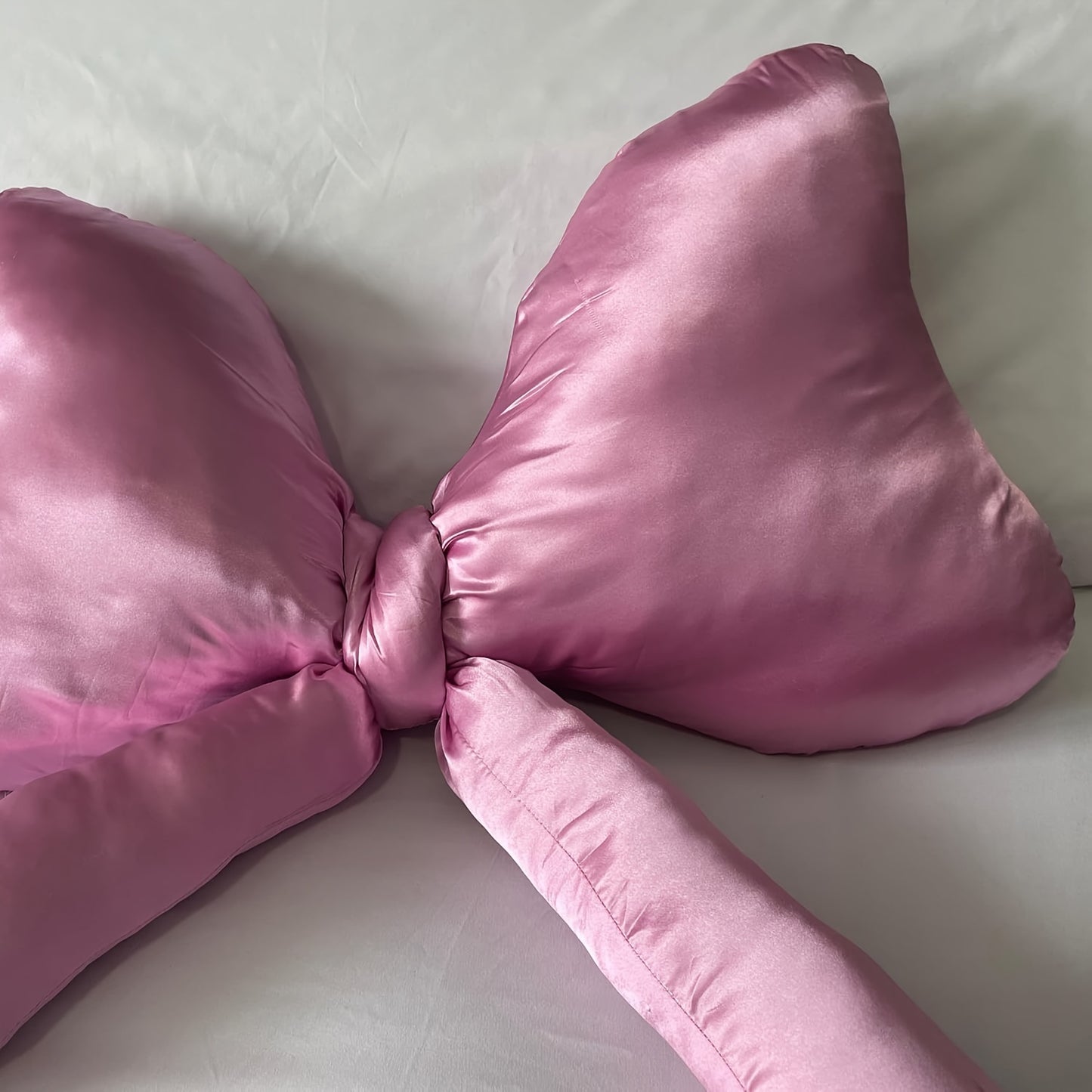 Cute Pink Bow Pillow