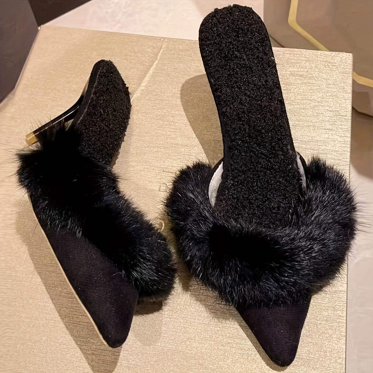 Fur Chic Slippers