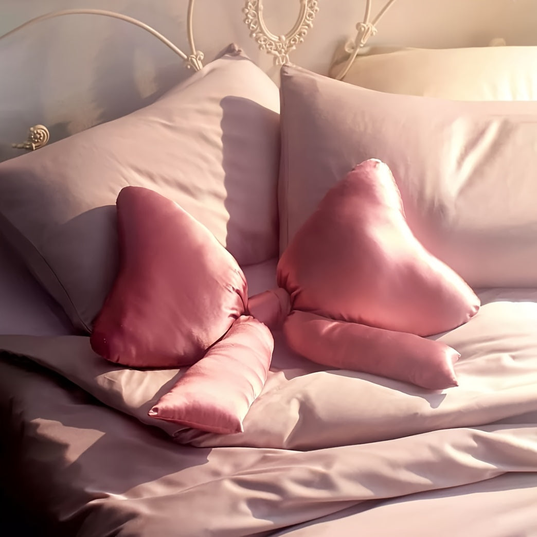 Cute Pink Bow Pillow